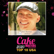 Rick Reichart of cakelava named one of the Top 10 Cake Artists in the USA by Cake Masters magazine