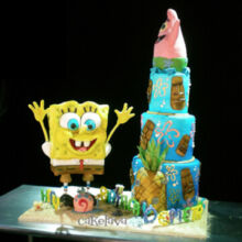 Spongebob cake for Food Network TV show
