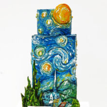 Starry Night Cake
