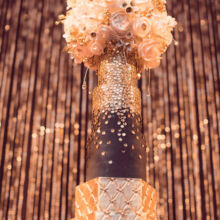 SIMONE AND PATRICK - TOP TIERS. As seen on Food Network "Ridiculous Cakes" Photo: Moxie Studio